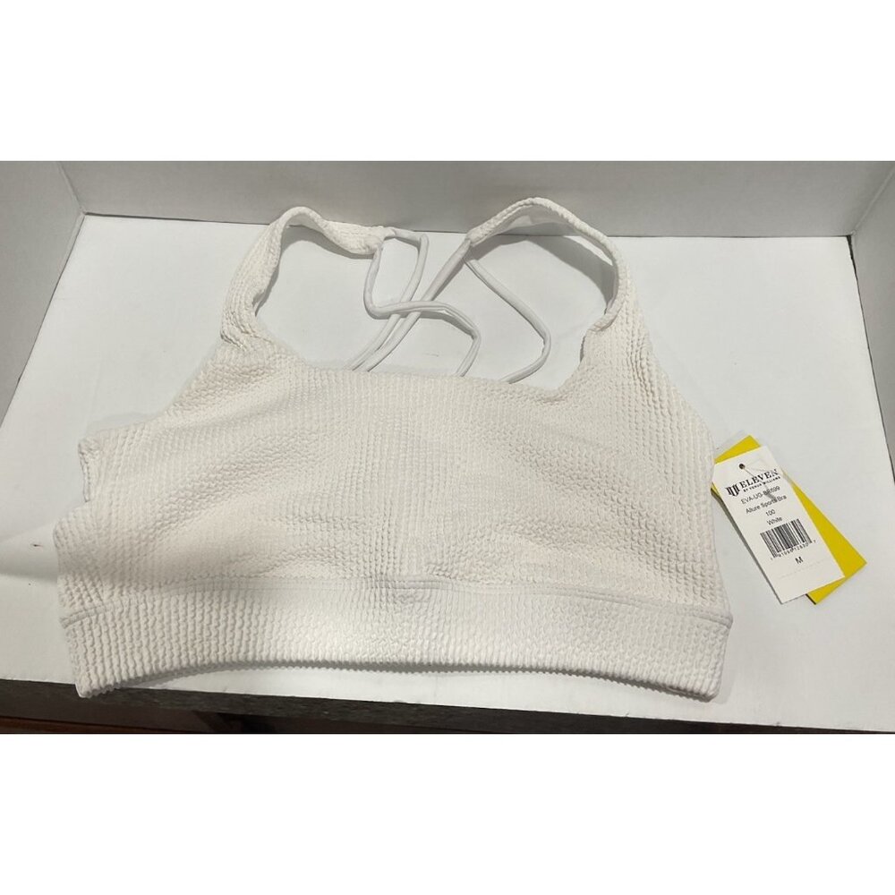 Eleven By Venus Williams Allure Sports Bra White Size Medium NWT